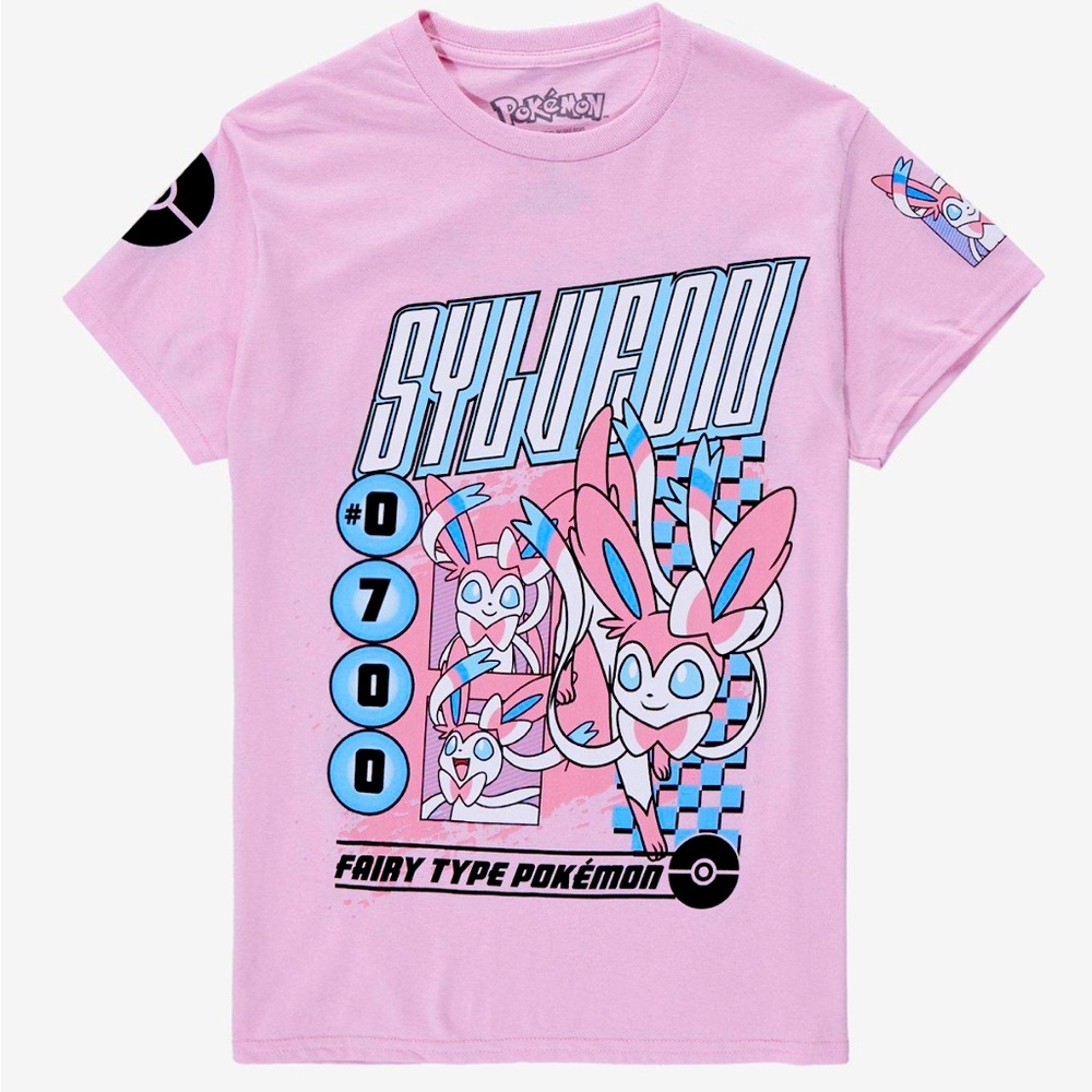 Hot Topic Pokémon Sylveon Jumbo Shirt